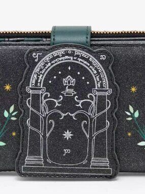 Loungefly The Lord of the Rings Doors of Durin Glow-in-the-Dark Zip Wallet —Excl